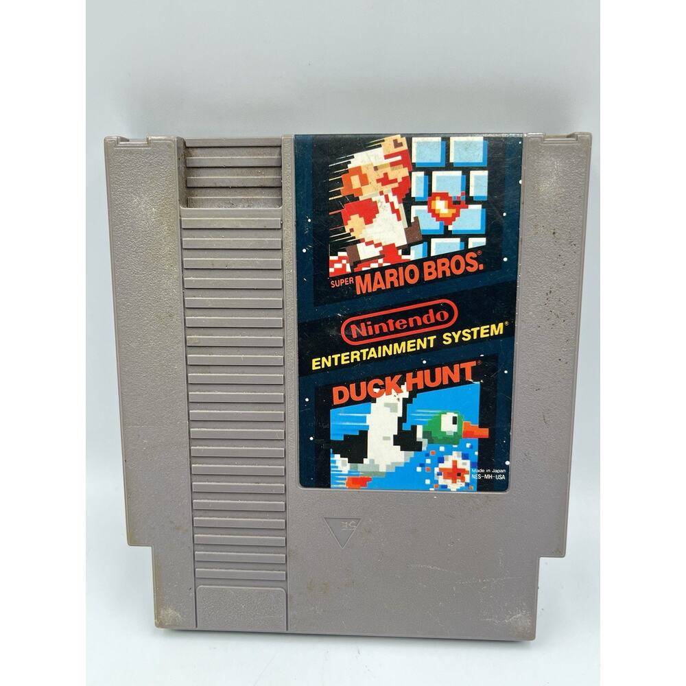 1985 Super Mario Bros. and Duck Hunt Original Nintendo NES Game Cartridge